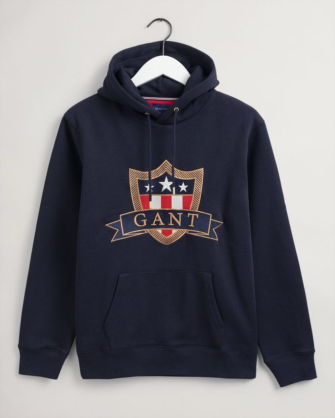 D1.   Banner Shield Hoodie fra Gant