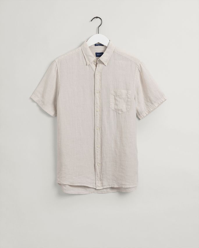 D2. Reg Ut Gmnt Dyed Linen Ss Bd fra Gant