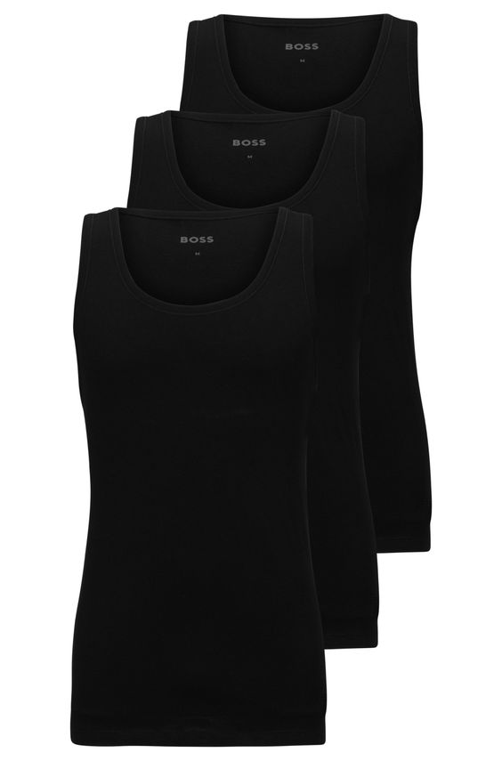 Tanktop 3p Classic 10243514 01 fra Boss Black