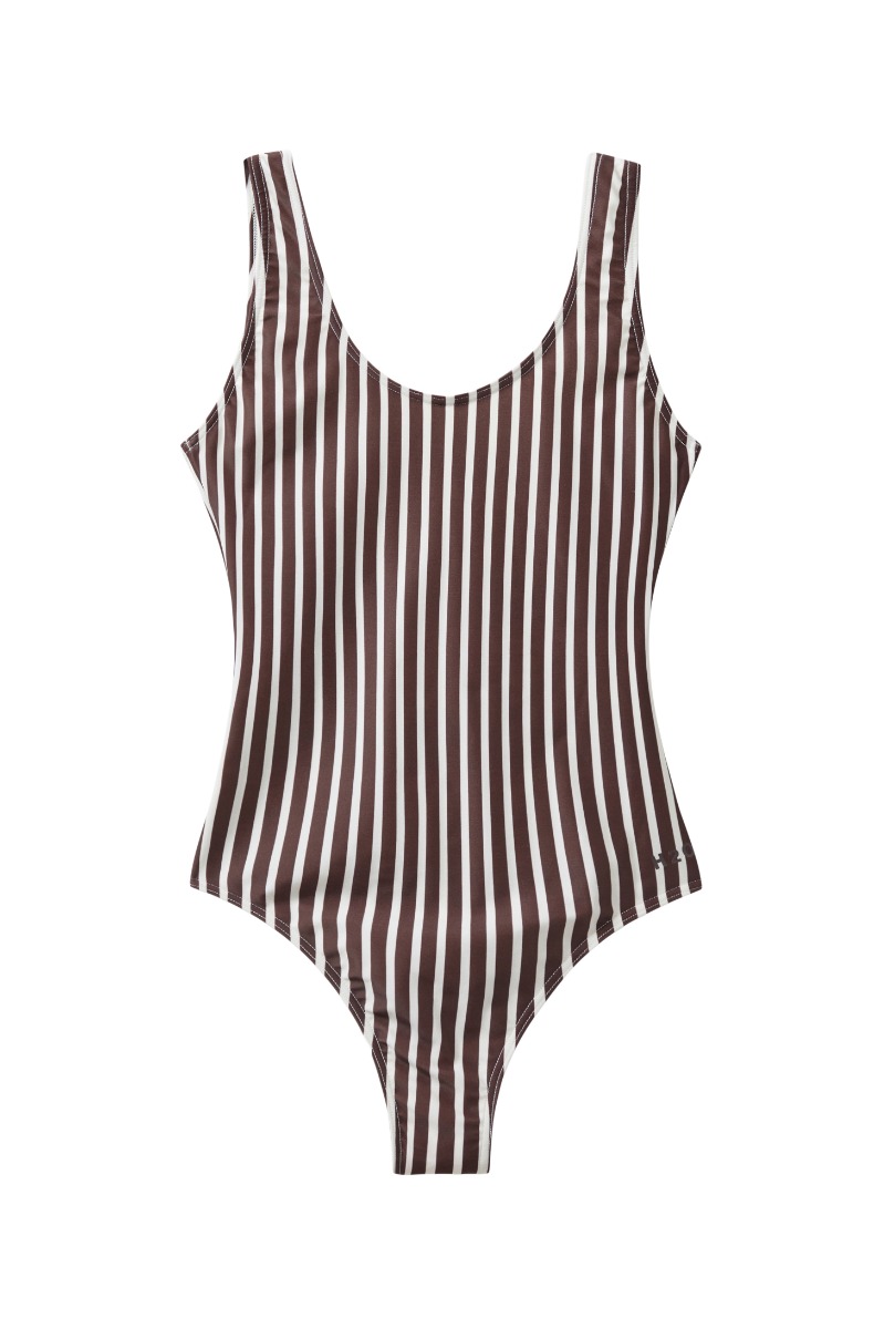 Badedragt   Stripe Swim Suit   Bark fra H2o