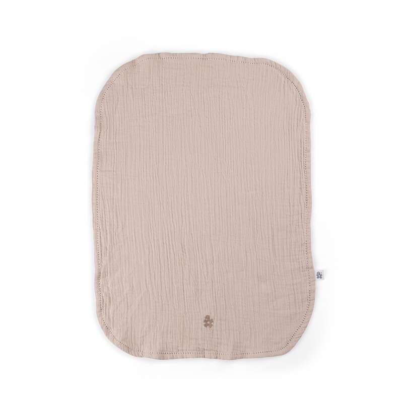Pusleunderlag   2 Stk.   Musselin   Seabreeze Beige fra Sebra