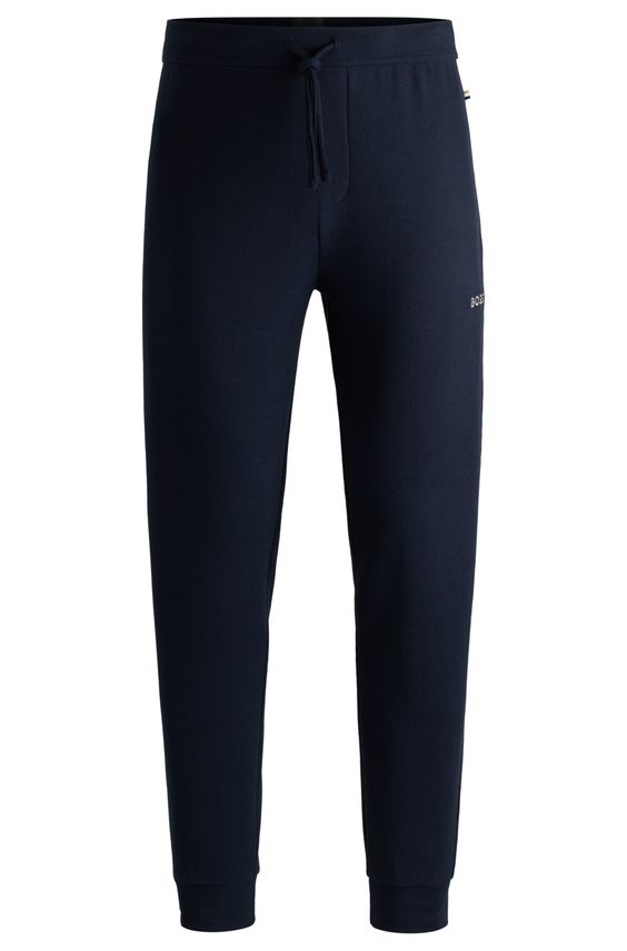 Waffle Pants Cuff 10242355 01 fra Boss Black