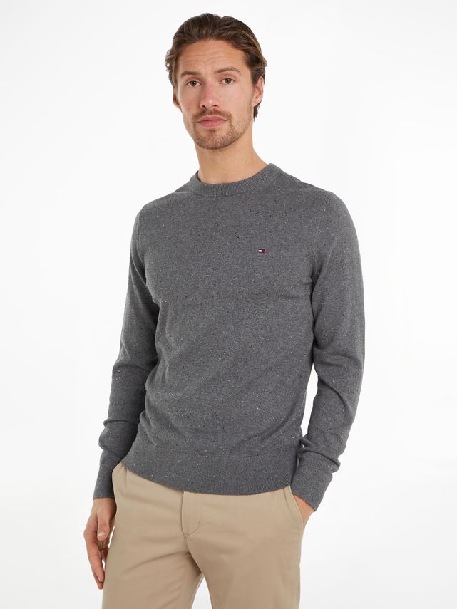 Pima Org Ctn Cashmere Crew Neck fra Tommy Hilfiger