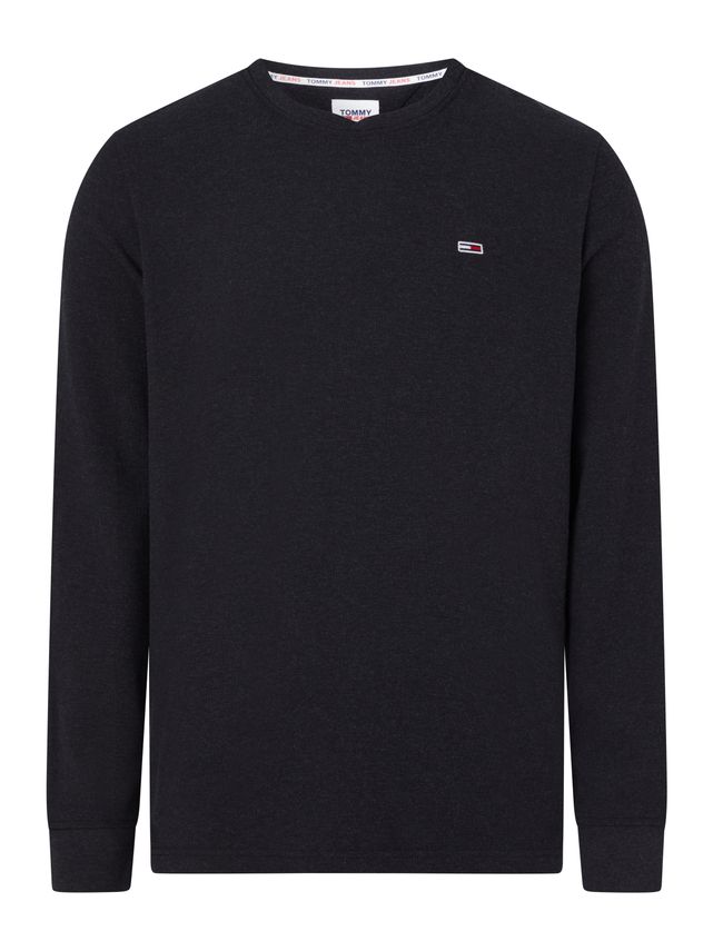 Tjm Reg Rib Ls Jaspe Tee fra Tommy Jeans