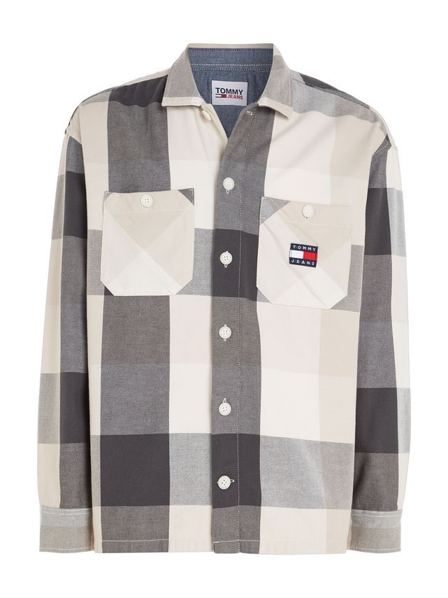 Tjm Bold Check Overshirt fra Tommy Jeans