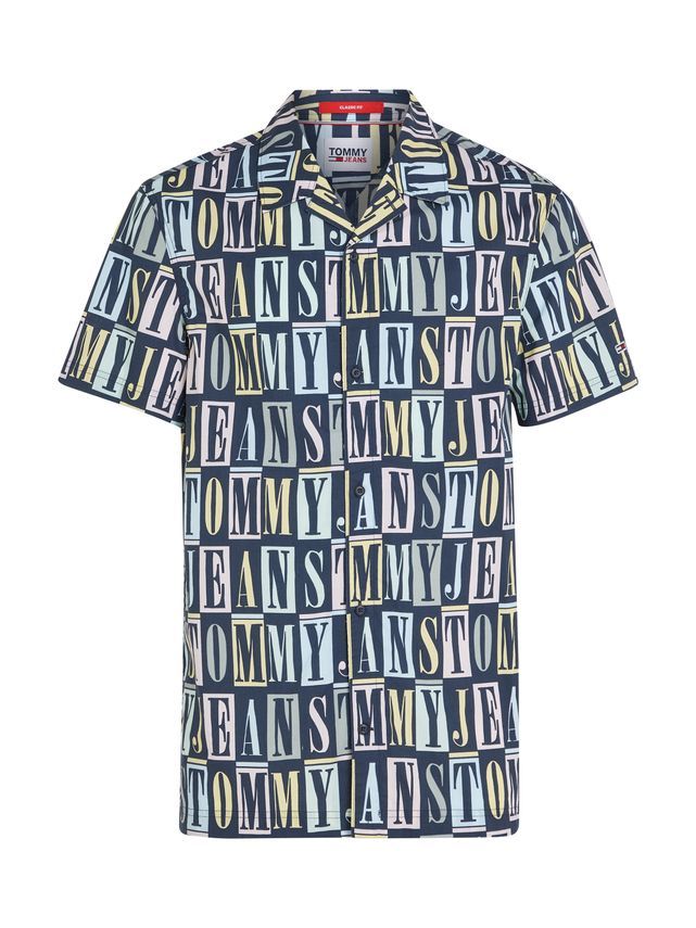 Tjm Clsc Tommy Aop Ss Shirt fra Tommy Jeans