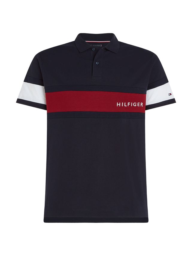 Colourblock Placement Reg Polo fra Tommy Hilfiger