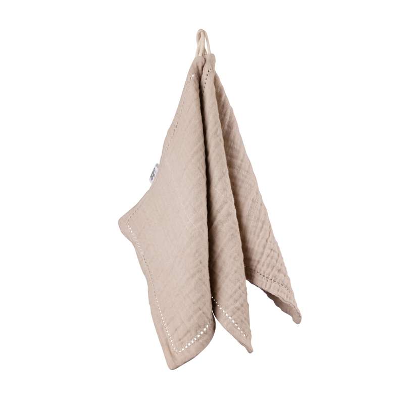 Vaskeklude   3 Stk.   Seabreeze Beige fra Sebra