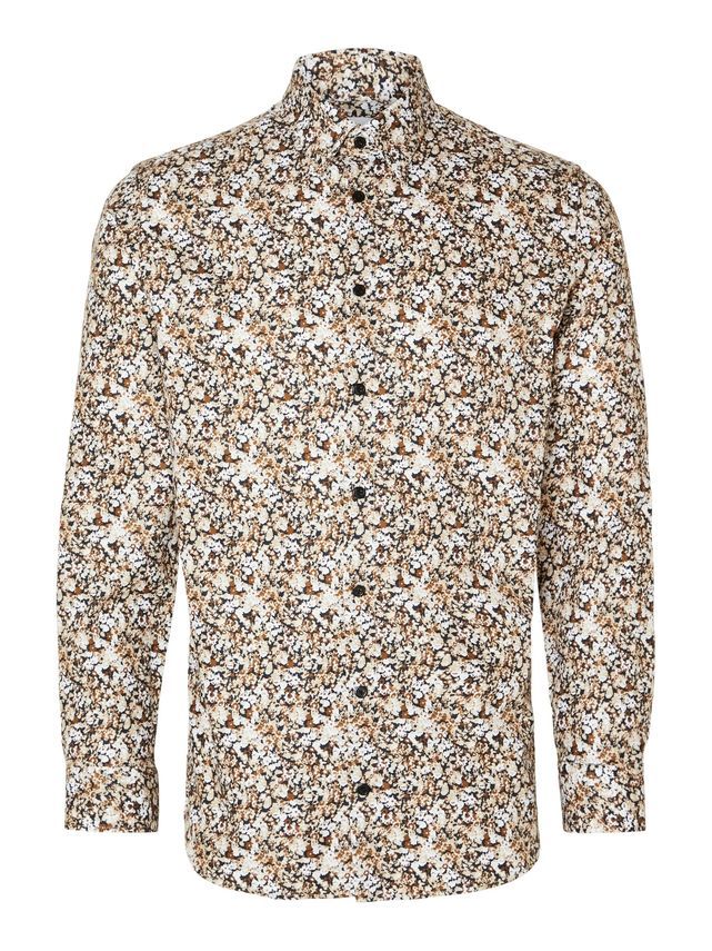 Slhslimsoho Ethan Aop Shirt Ls B No fra Selected