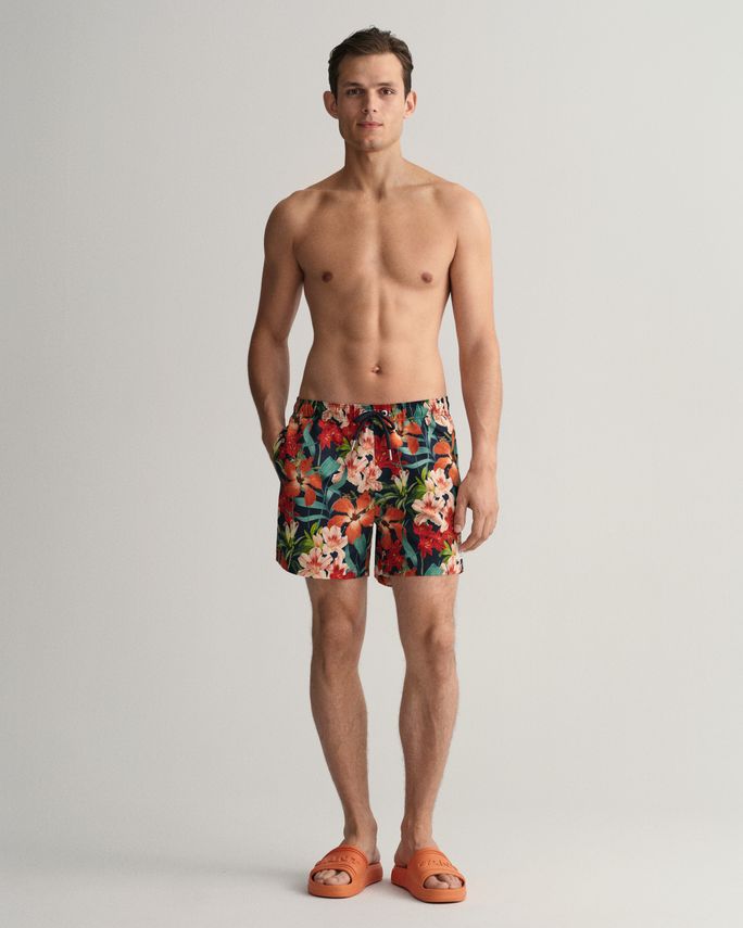 Cf Floral Print Swim Shorts fra Gant
