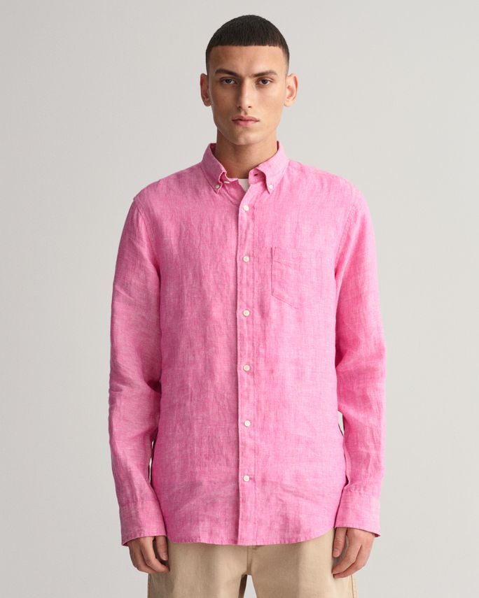 Reg Linen Shirt fra Gant