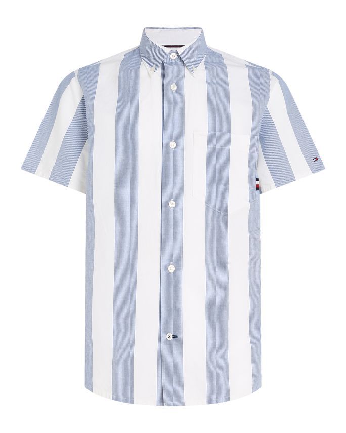 Striped Stripe Rf Shirt S S fra Tommy Hilfiger
