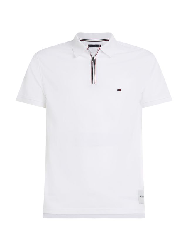 Rwb Zip Tip Slim Polo fra Tommy Hilfiger