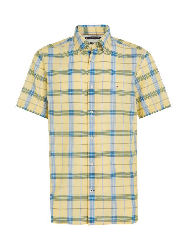 Co Li Tonal Check Rf Shirt S S fra Tommy Hilfiger