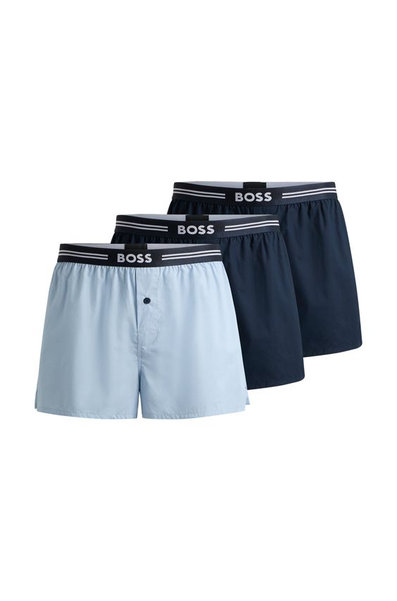 3p Woven Boxer 10245450 01 fra Boss Black