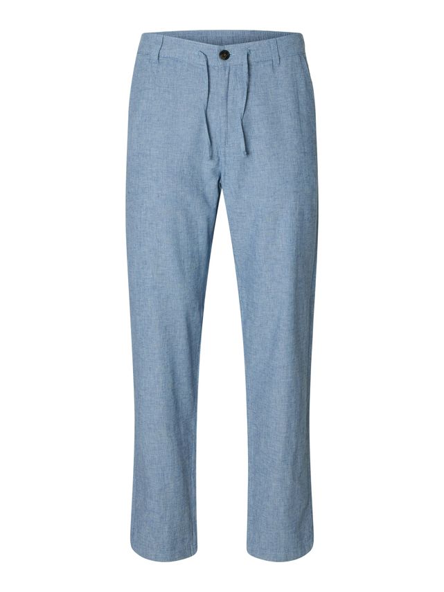 Slh172 Slimtape Brody Linen Pant No fra Selected