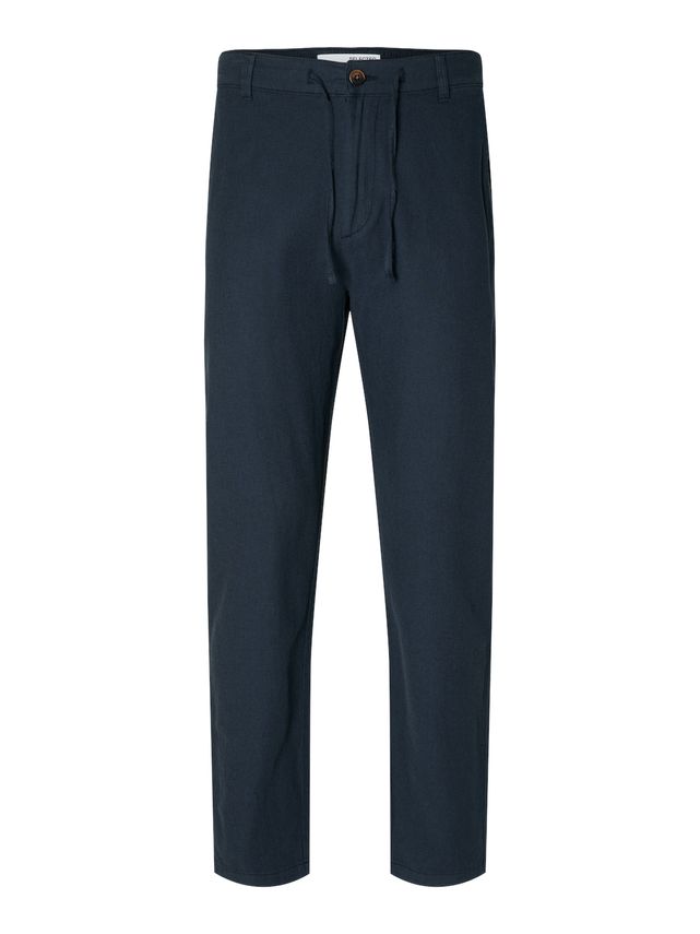 Slh172 Slimtape Brody Linen Pant No fra Selected