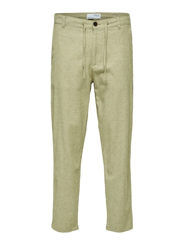 Slh172 Slimtape Brody Linen Pant No fra Selected