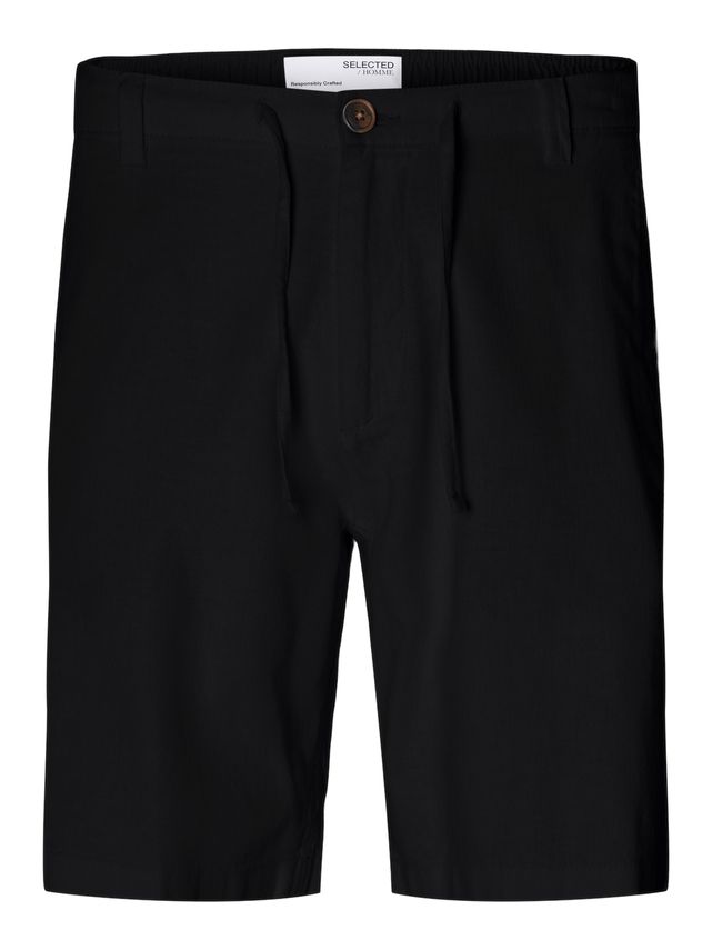 Slhregular Brody Linen Shorts Noos fra Selected