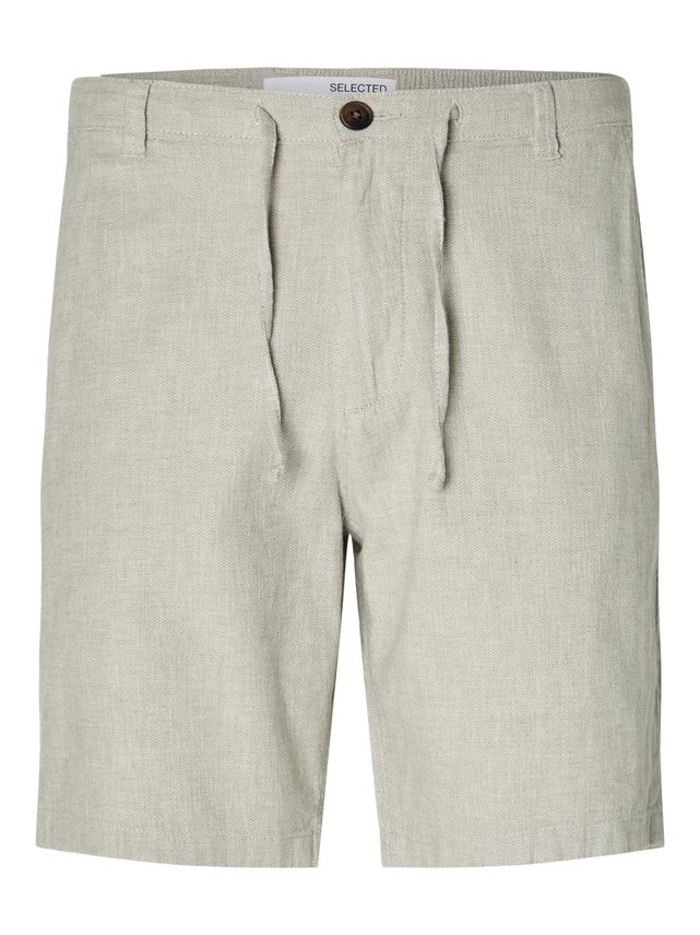 Slhregular Brody Linen Shorts Noos fra Selected