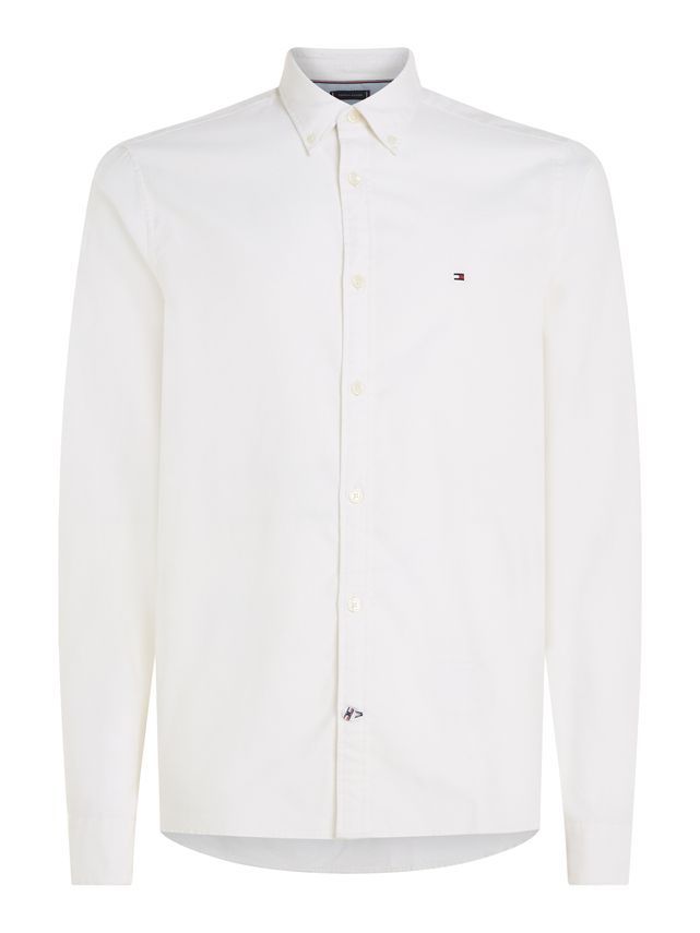 Cashmere Touch Oxford Sf Shirt fra Tommy Hilfiger