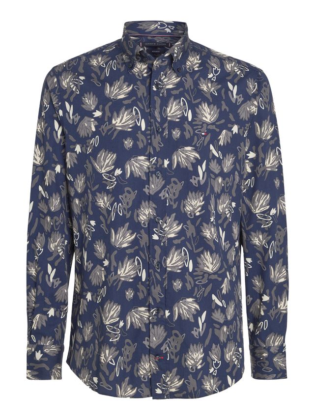 Cl W Floral Print Rf Shirt fra Tommy Hilfiger