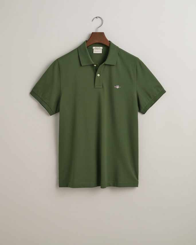 Reg Shield Ss Pique Polo fra Gant