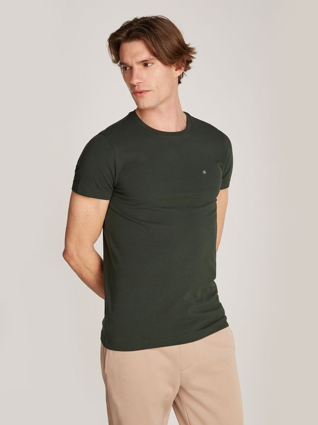 Stretch Slim Fit T Shirt fra Calvin Klein