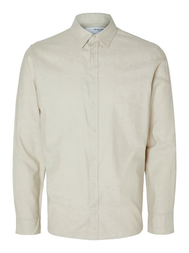 Slhslimowen Flannel Shirt Ls Noos fra Selected