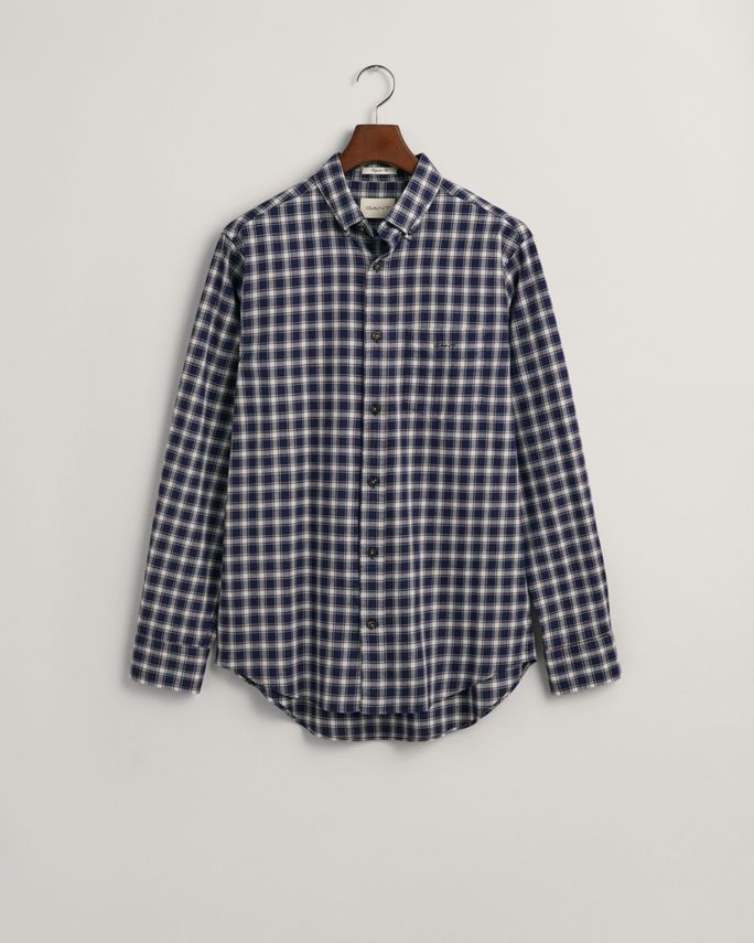 Reg Micro Tartan Flannel Shirt fra Gant