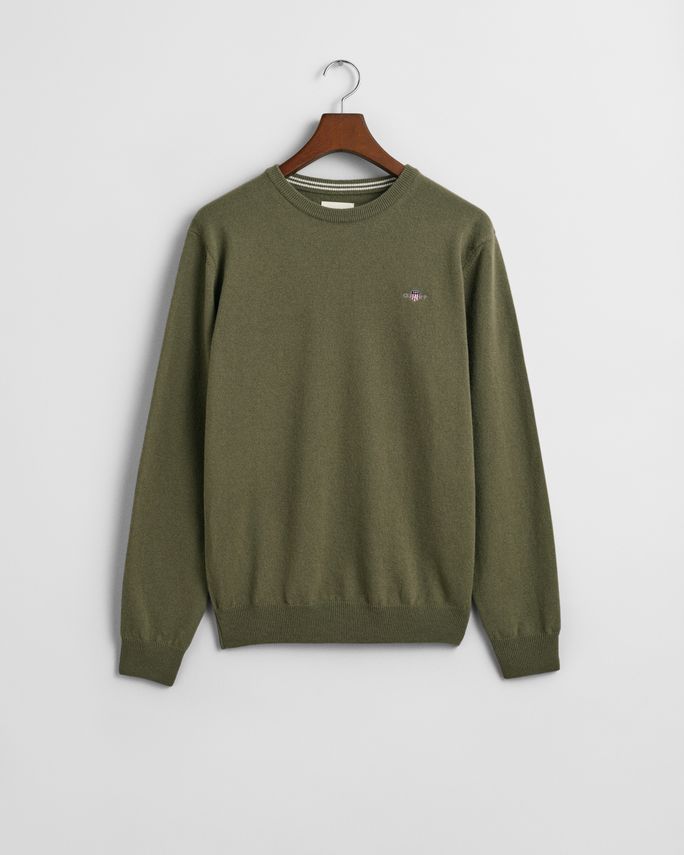 Superfine Lambswool C Neck fra Gant