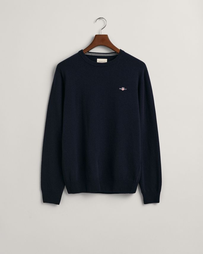 Superfine Lambswool C Neck fra Gant