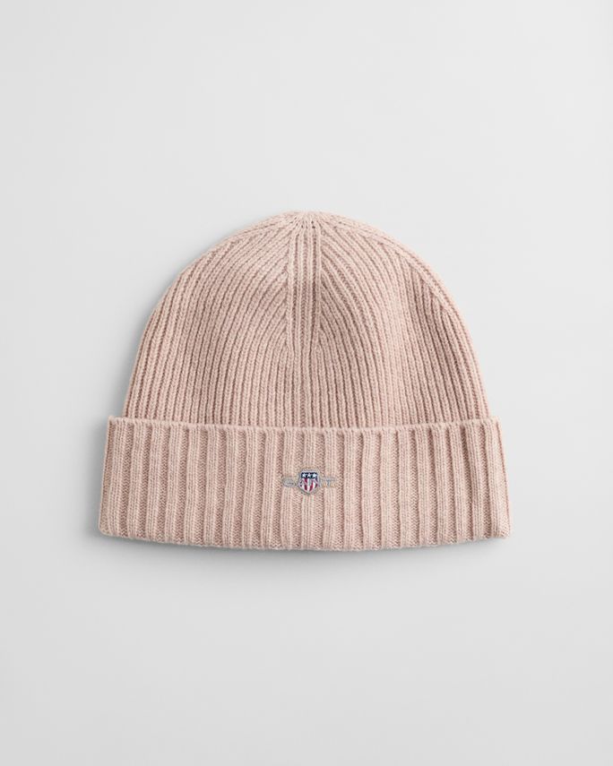 Unisex. Shield Wool Beanie fra Gant