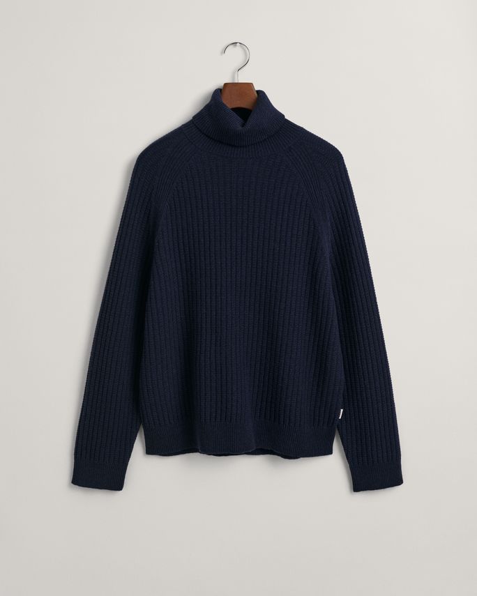 Texture Raglan  Rollneck fra Gant