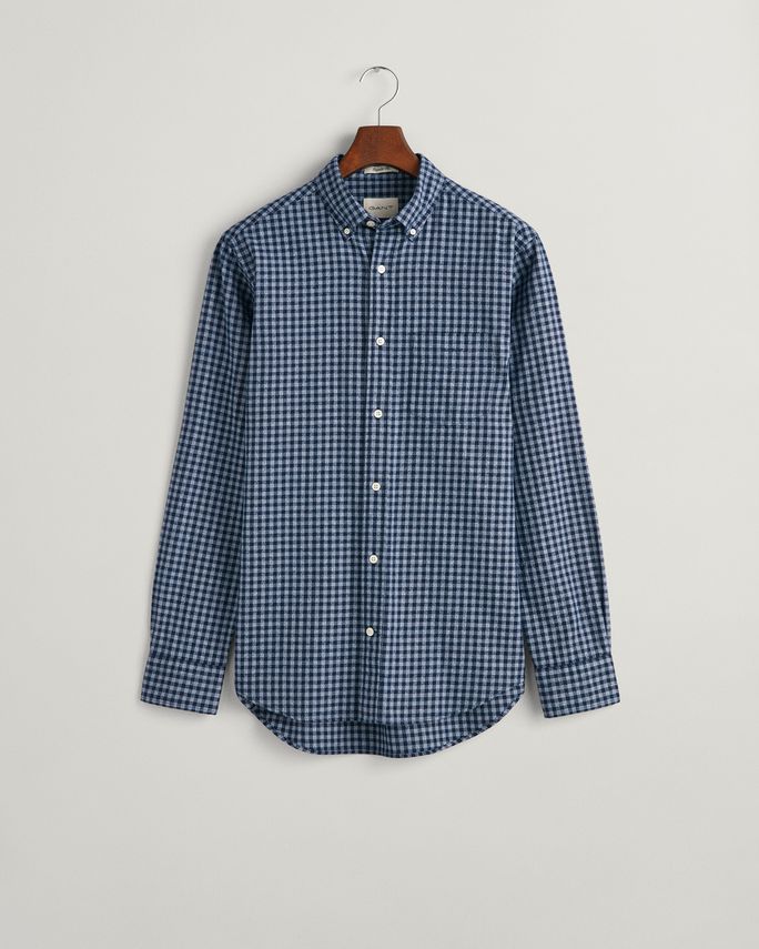 Reg Jaspe Gingham Shirt fra Gant
