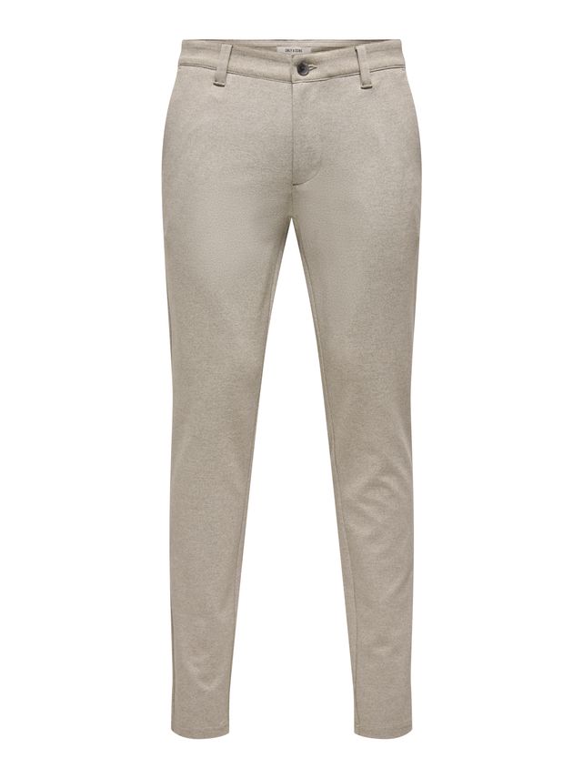 Onsmark Slim Tap 0209 Melange Pant fra Only & Sons