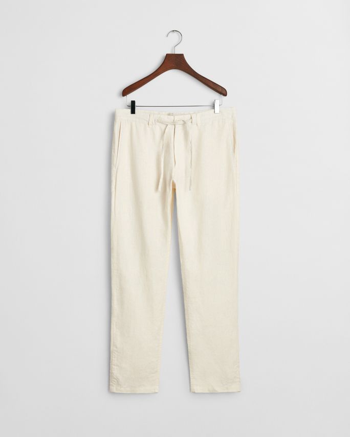 Relaxed Linen Ds Pants fra Gant