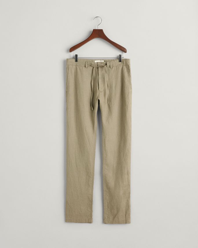 Relaxed Linen Ds Pants fra Gant