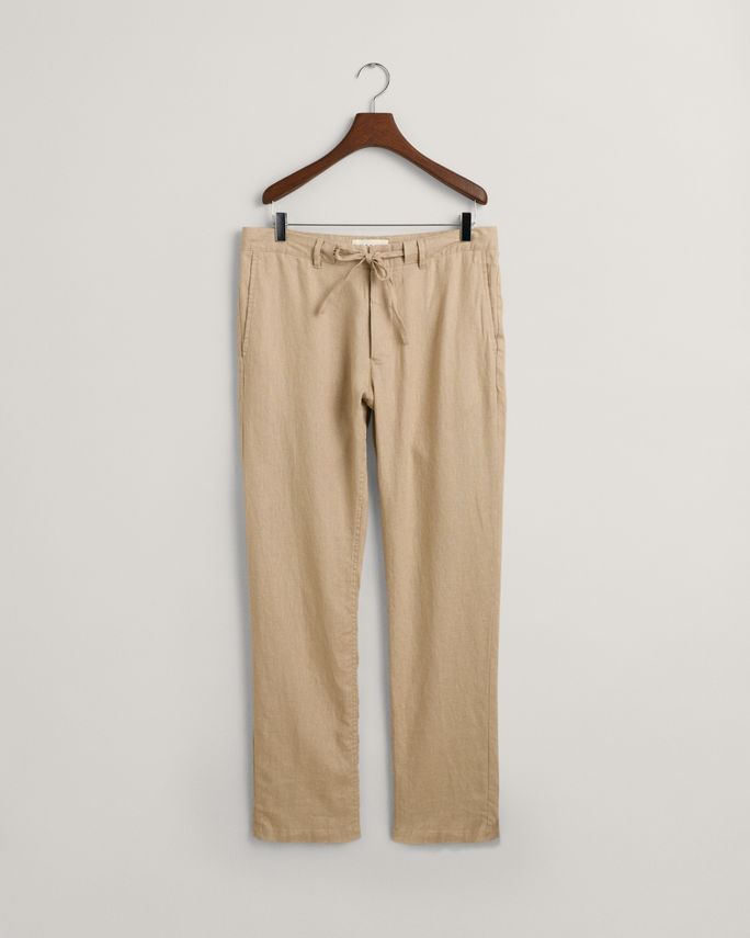 Relaxed Linen Ds Pants fra Gant