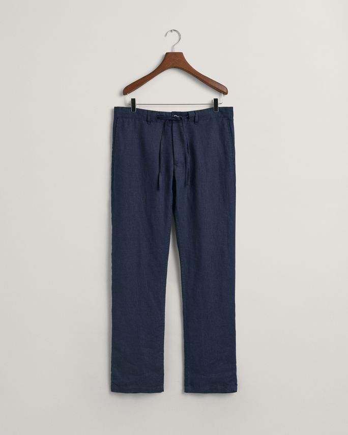Relaxed Linen Ds Pants fra Gant