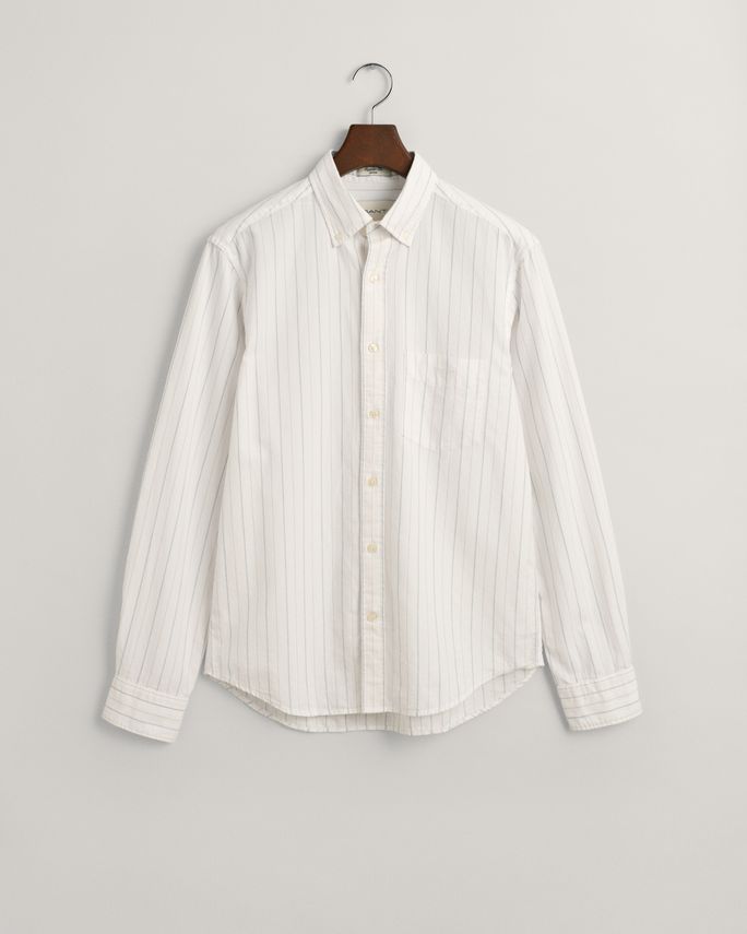 Reg Archive Oxford Stripe Shirt fra Gant