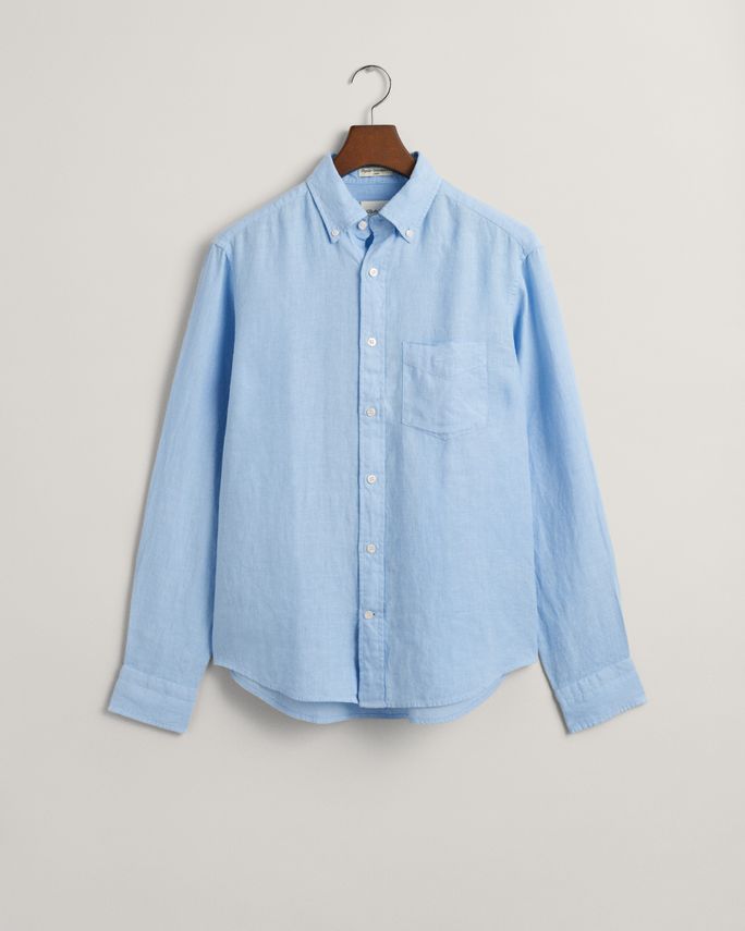 Reg Gmnt Dyed Linen Shirt fra Gant