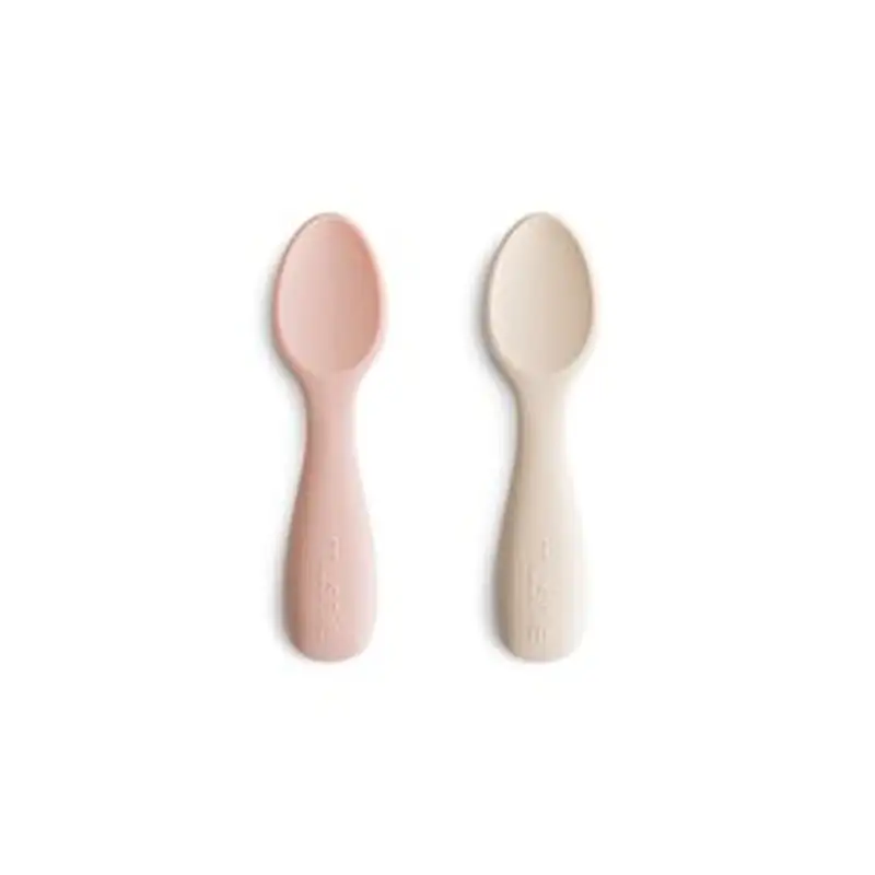 Korte Babyskeer 2 Pak Blush Shifting Sand fra Mushie