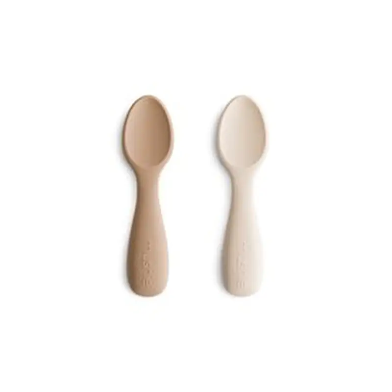 Korte Babyskeer 2 Pak Natural Shifting Sand fra Mushie