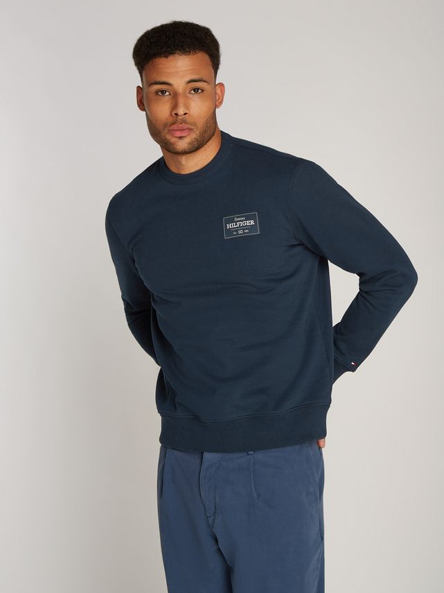 Monotype Label Sweatshirt fra Tommy Hilfiger