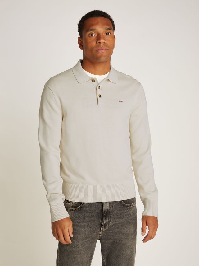 Tjm Slim Essential Polo Sweater fra Tommy Jeans
