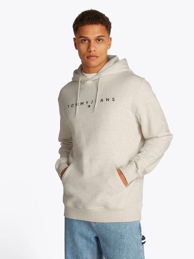 Tjm Reg Linear Logo Hoodie Ext fra Tommy Jeans