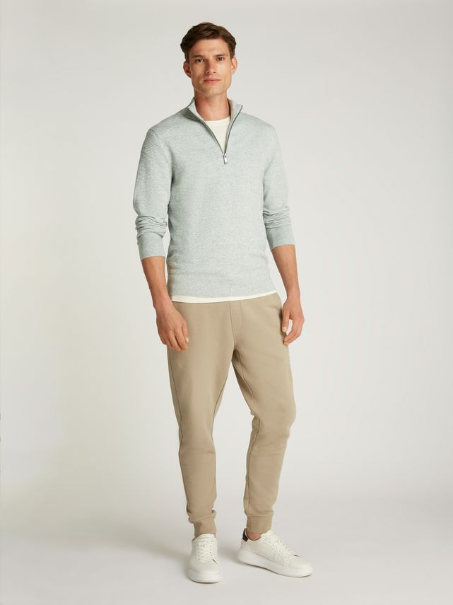 Waffle Texture Q Zip fra Calvin Klein