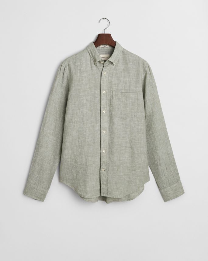 Reg Linen Shirt fra Gant