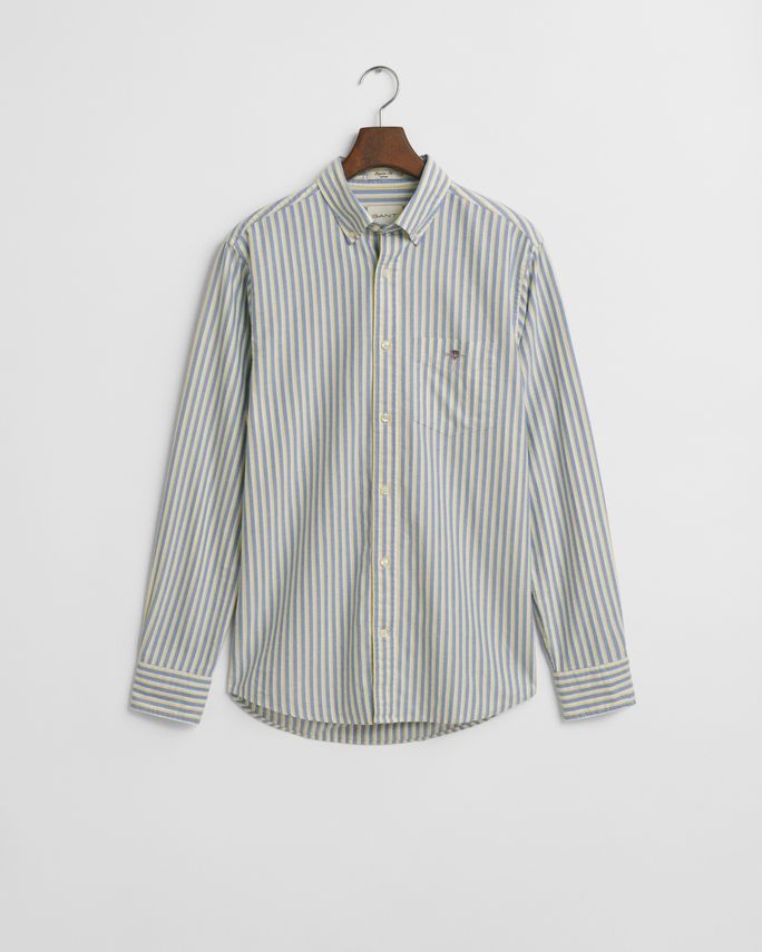 Reg Classic Oxford Stripe Shirt fra Gant